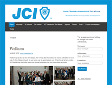 Tablet Screenshot of jci-sintniklaas.be